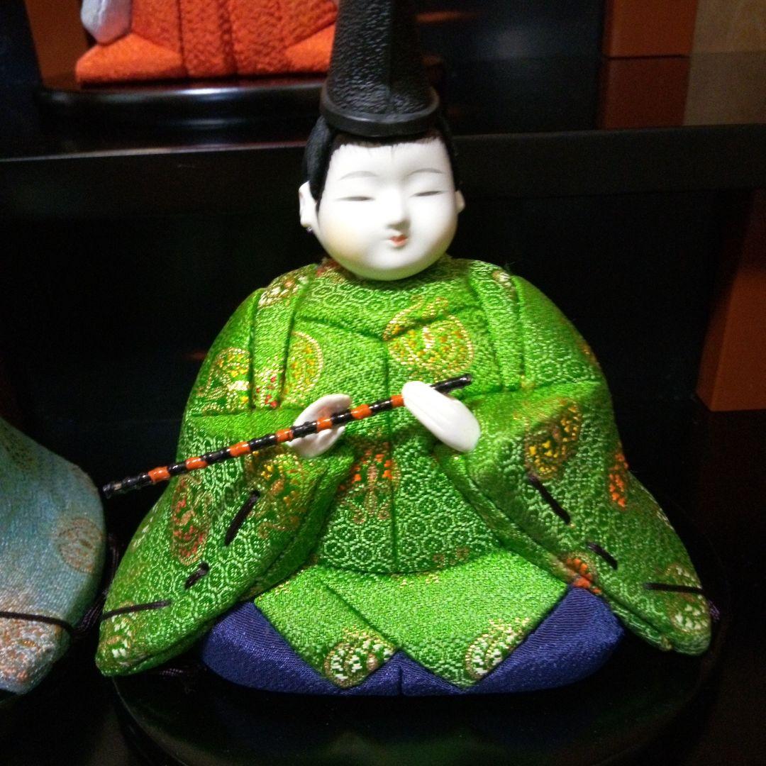 「江戸木目込み」雛人形「吉野雛・一秀作」四段飾