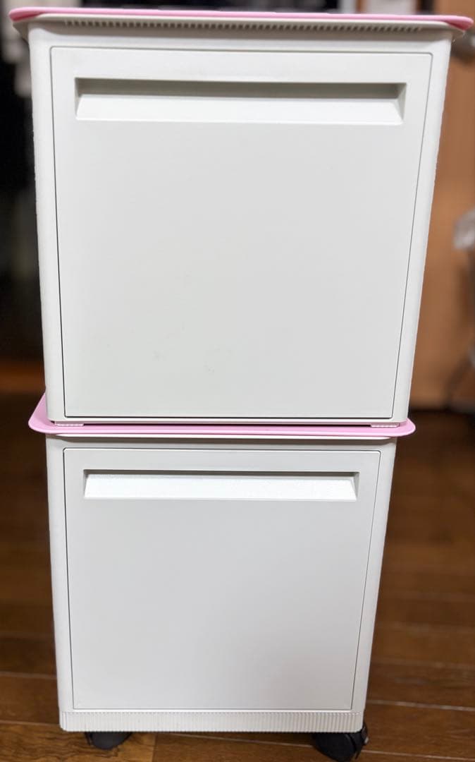 タッパーウェア　マルチオーガナイザー　2個セット　キャスター付