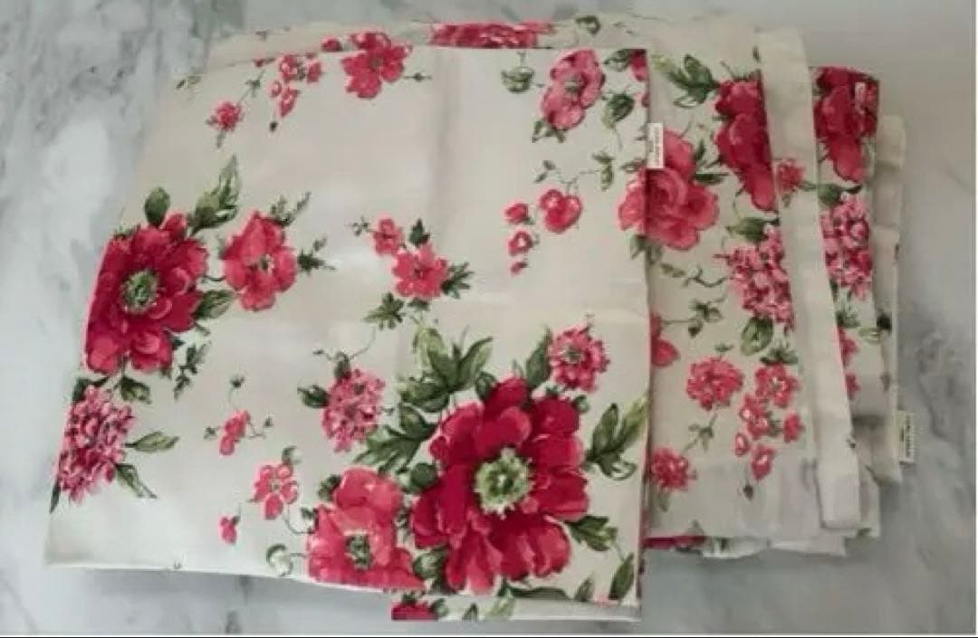 ローラアシュレイ✿デュペカバー&ピロケース　ミルナー２点