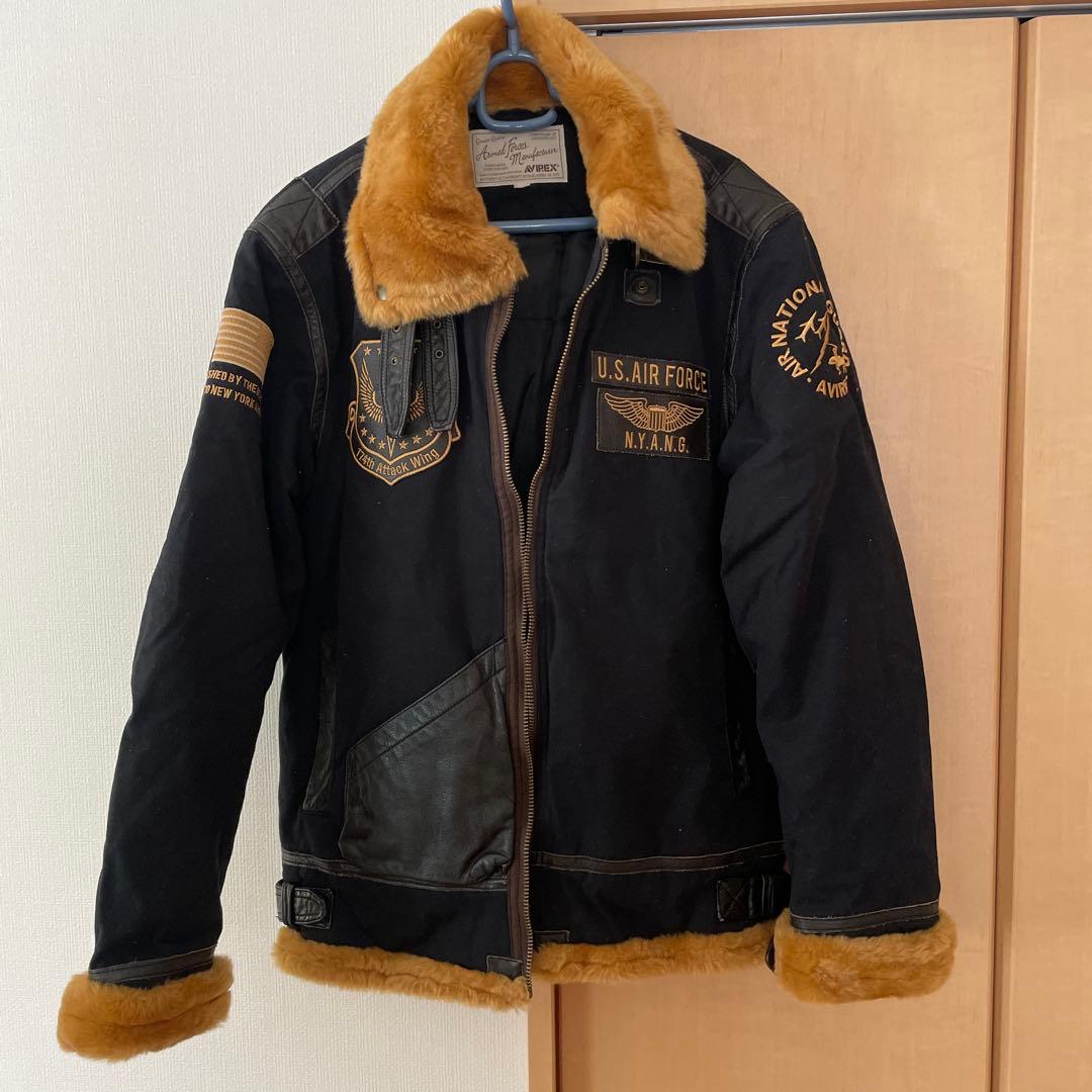 中古品　AVIREX フライトジャケット U.S. AIR FORCE