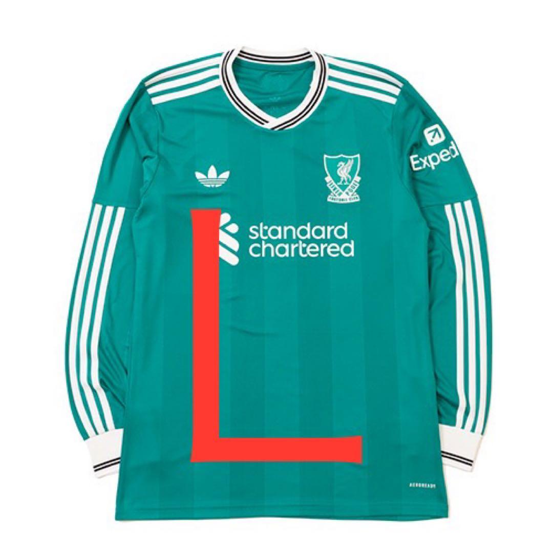 【新品未使用】25-26 リヴァプール 3rd 長袖ユニフォーム L