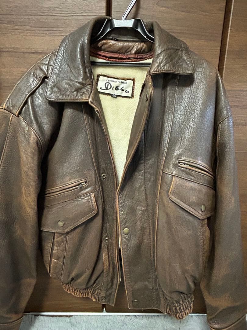 【Vintage】ヴィンテージ G1 A2 レザー フライト ジャケット 40