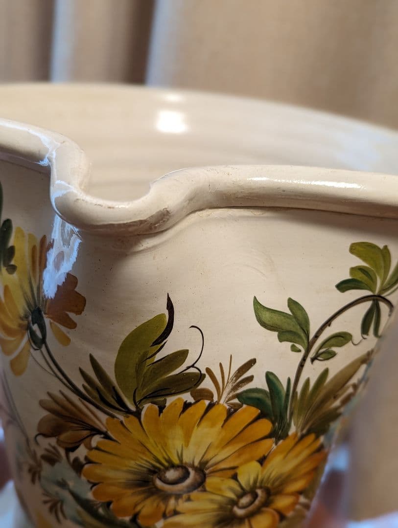 大型傘立て　アンティーク傘立て　陶器傘立て　壺　大型壺