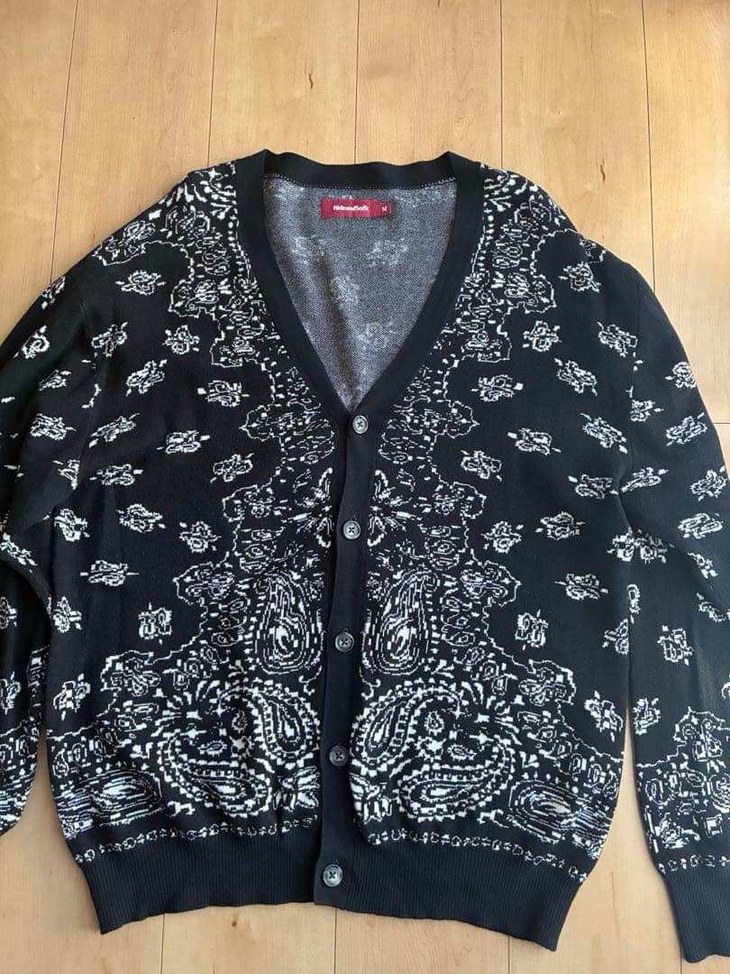 j*w様 HideandSeek ペイズリー柄カーディガン Mサイズ