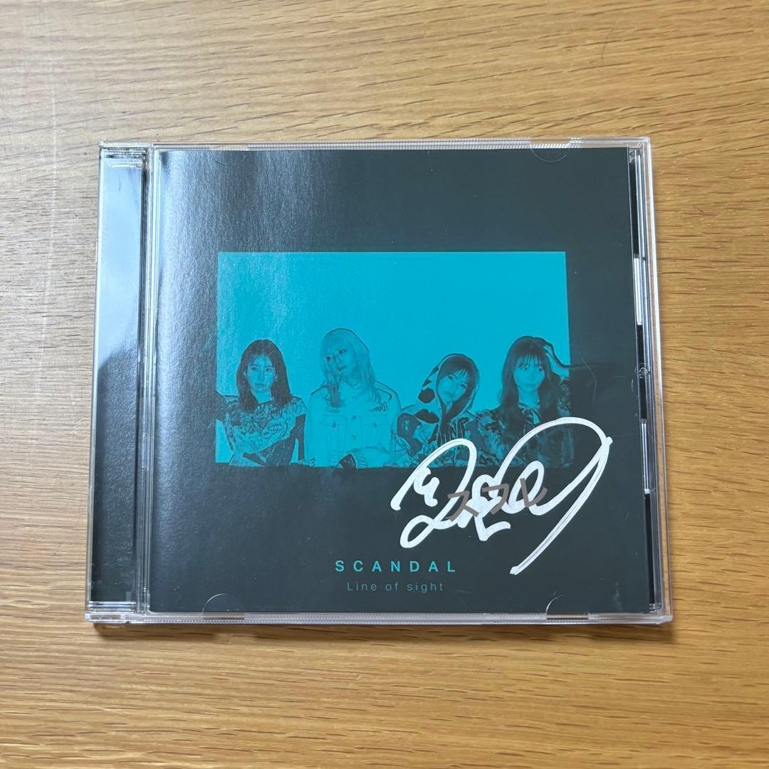 SCANDAL RINA Line of sight 直筆サイン入り CD