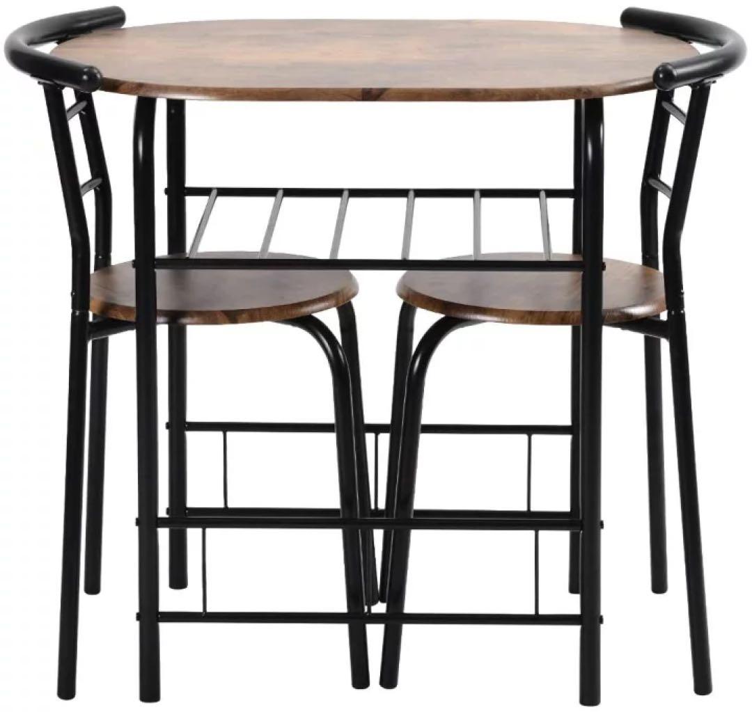 3点セット 丸型ダイニングテーブル