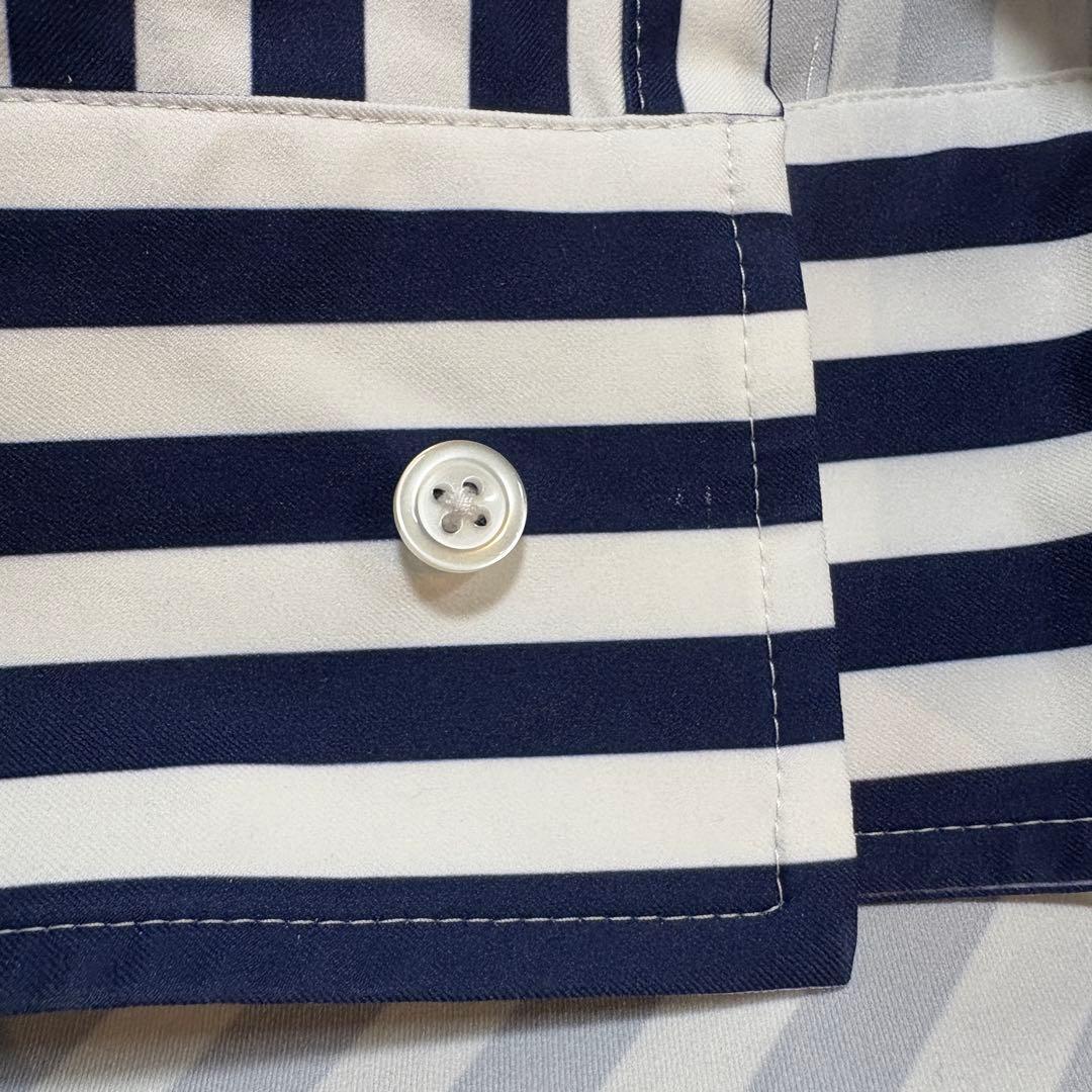 トップス carorie CLEAN TECH TWILL STRIPE SHIRT XL