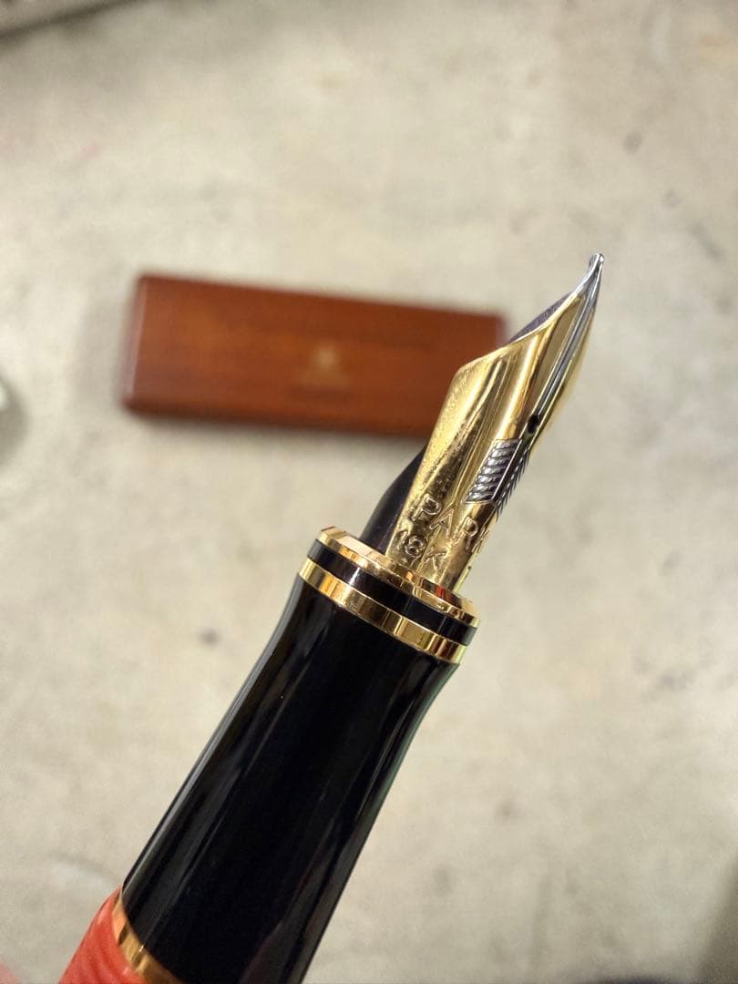 希少 PARKER パーカー 万年筆 DUOFOLD デュオフォールド 18K