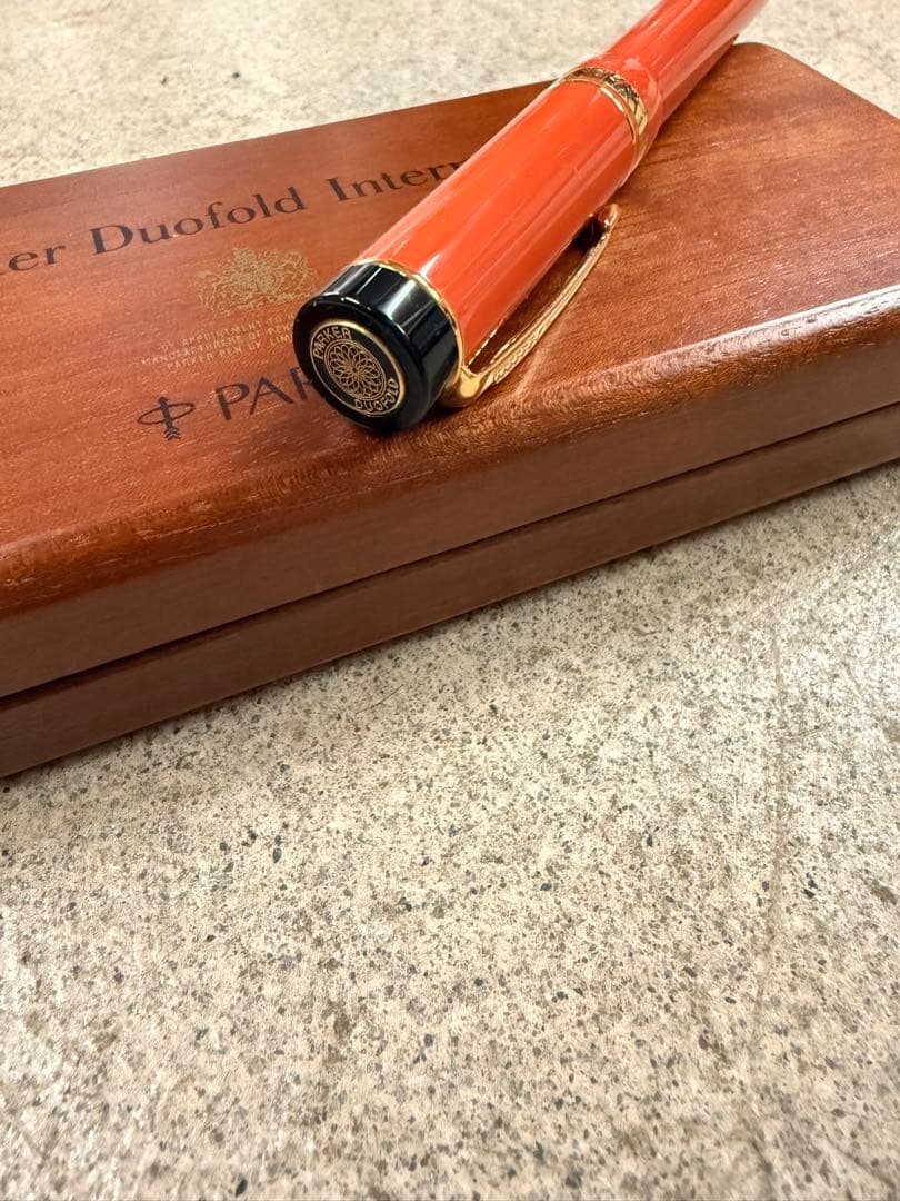 希少 PARKER パーカー 万年筆 DUOFOLD デュオフォールド 18K