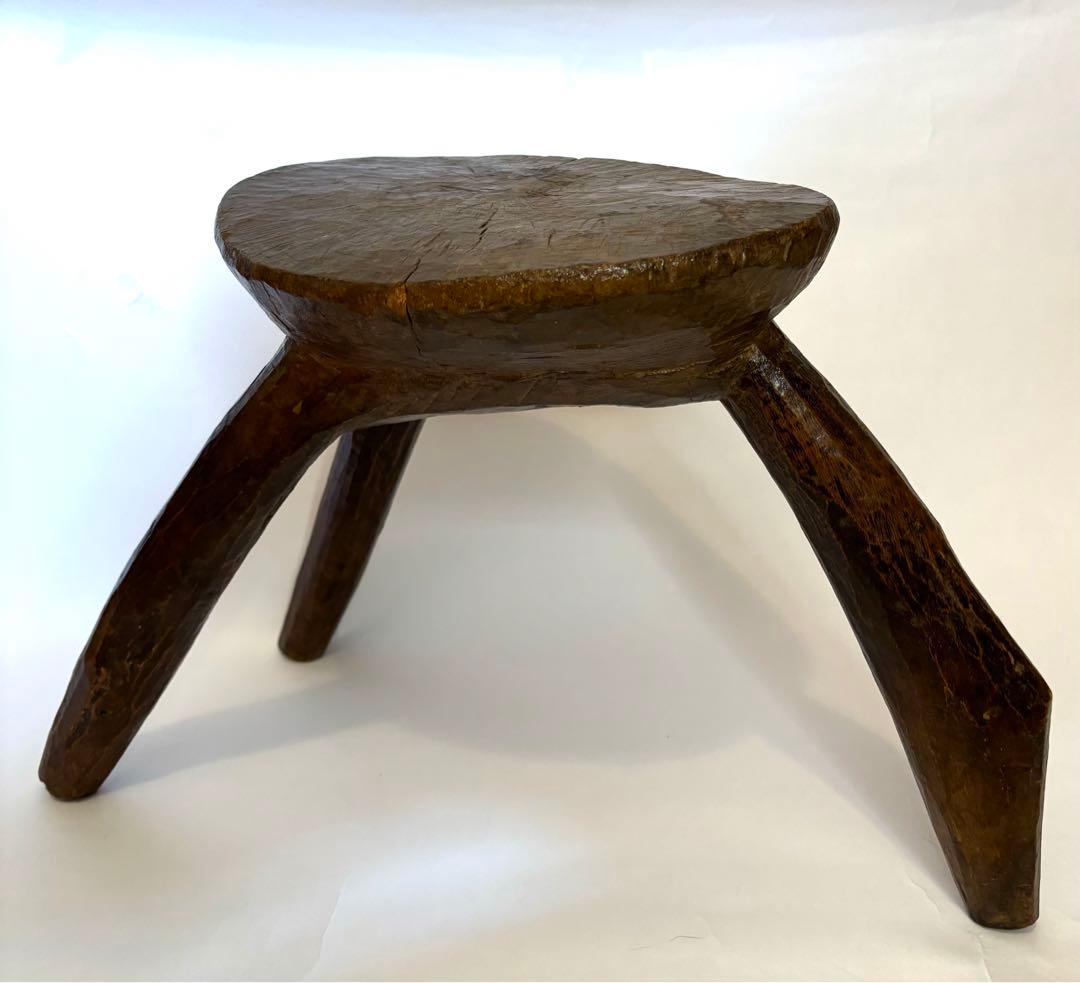 アフリカ　アンティーク　イス