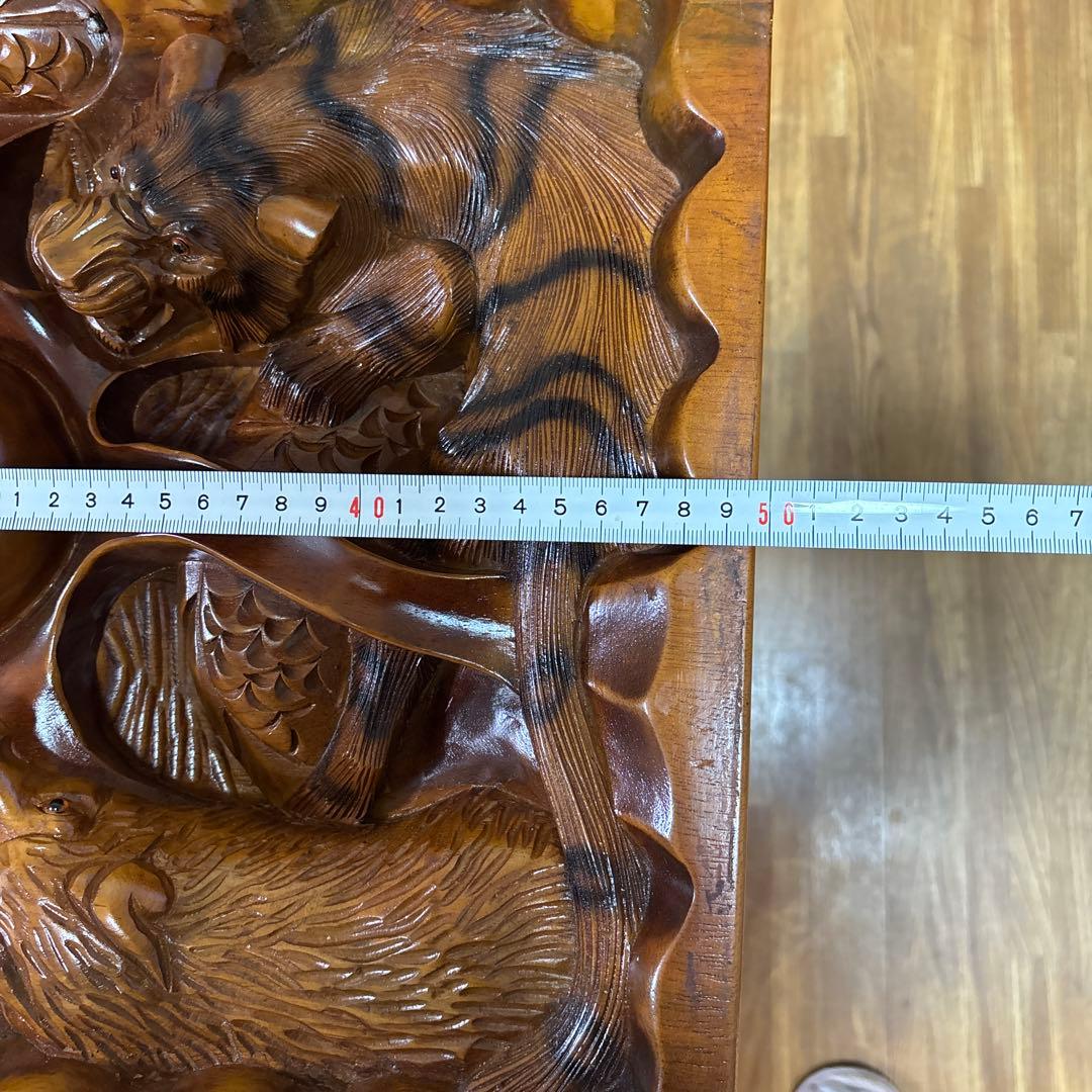 中国美術 木彫 彫刻 天然木 テーブル 美術品
