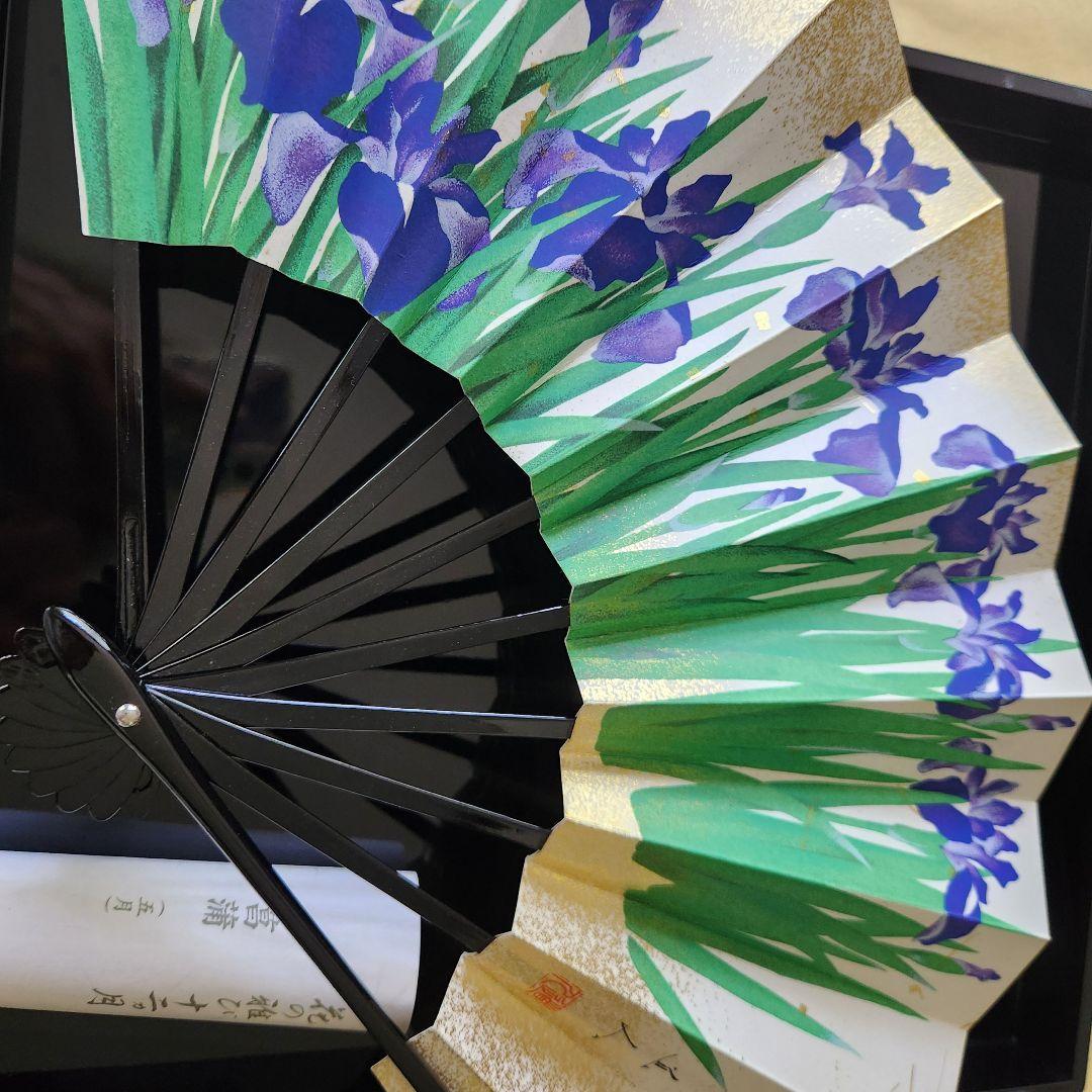扇/季節の花12か月、工芸品、箱入り