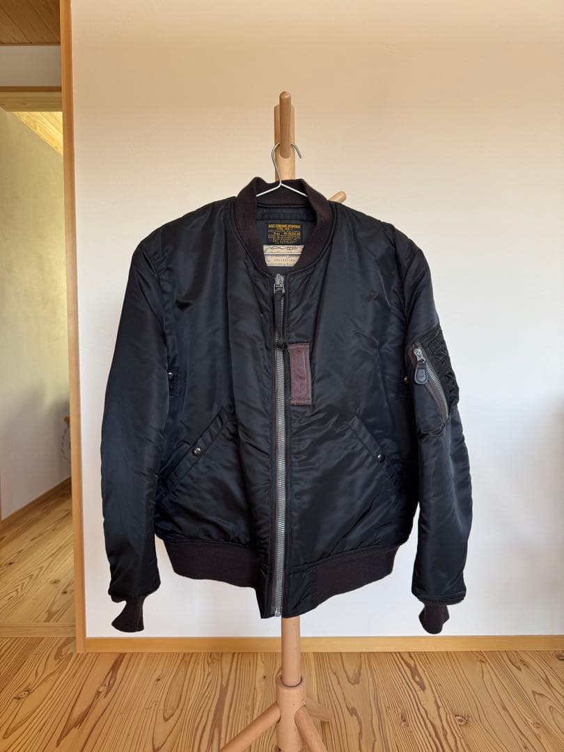 バズリクソンズ　MA-1 ブラックジャケット L