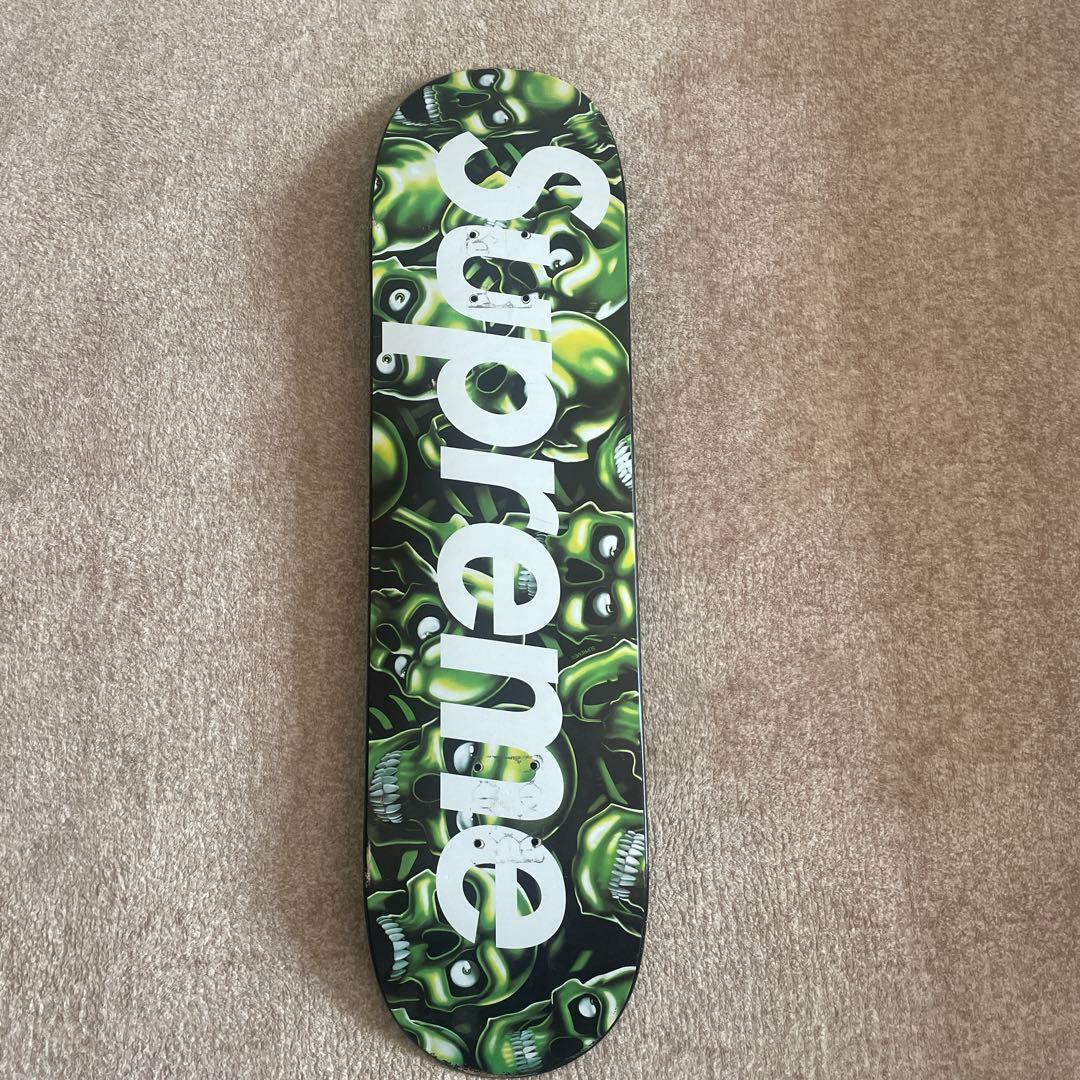 Supreme スカルデザイン スケートボードデッキ