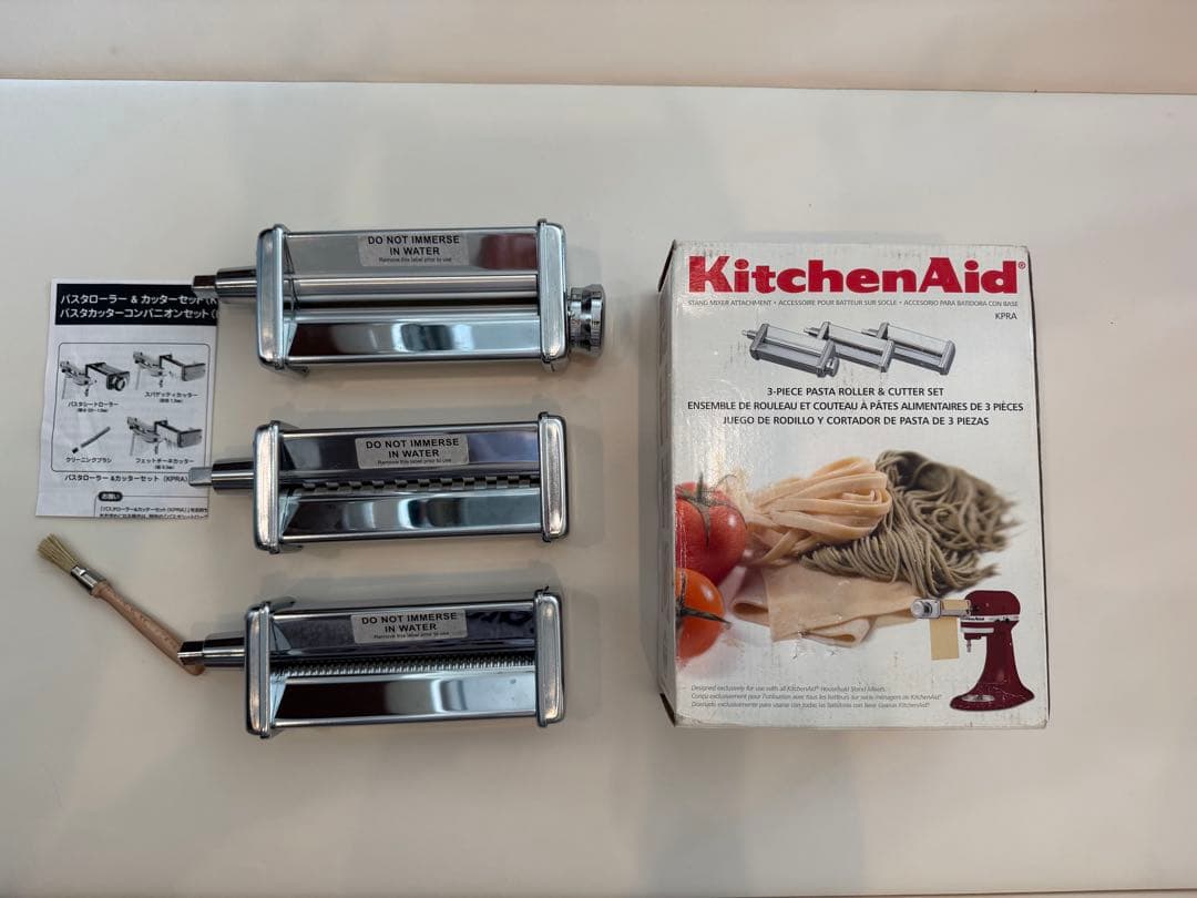 KitchenAid キッチンエイド純正品　パスタローラー＆カッターセット