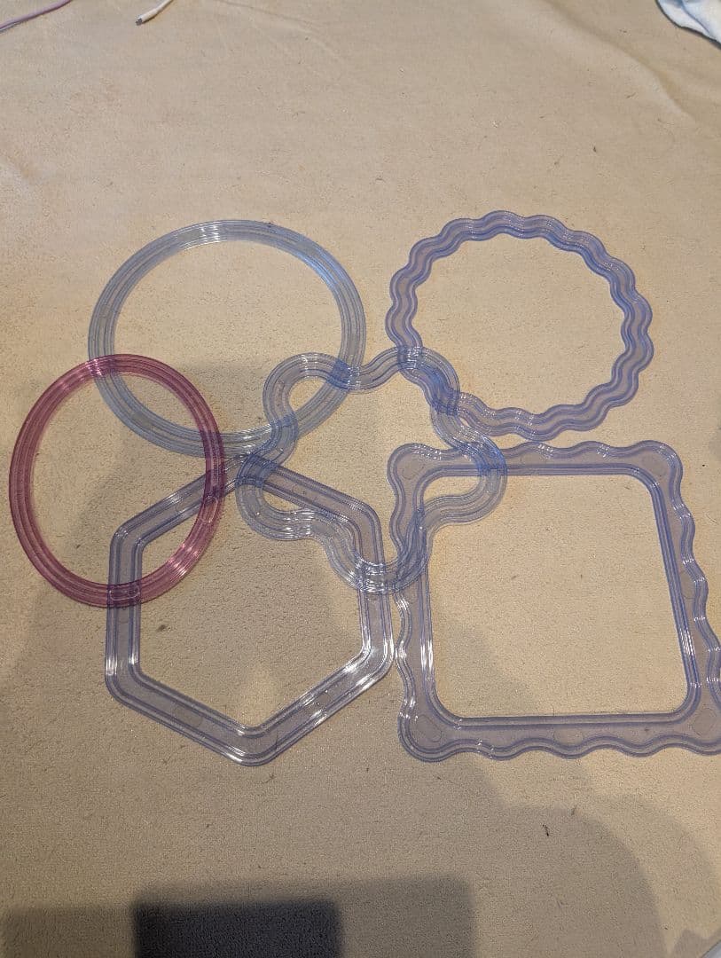 透明プラスチック型 6個セット