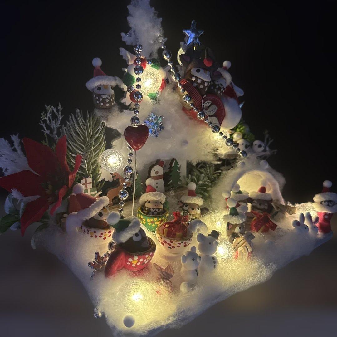 どんぐりアートWhite Xmas今年もサンタがやってくる＆お取り置き♡
