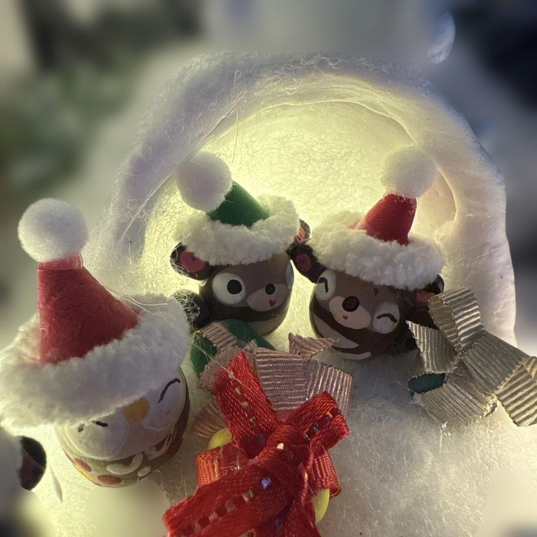 どんぐりアートWhite Xmas今年もサンタがやってくる＆お取り置き♡