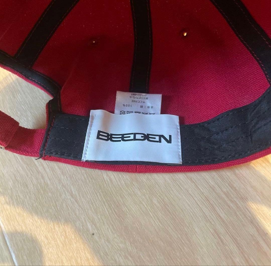 beeden キャップ red