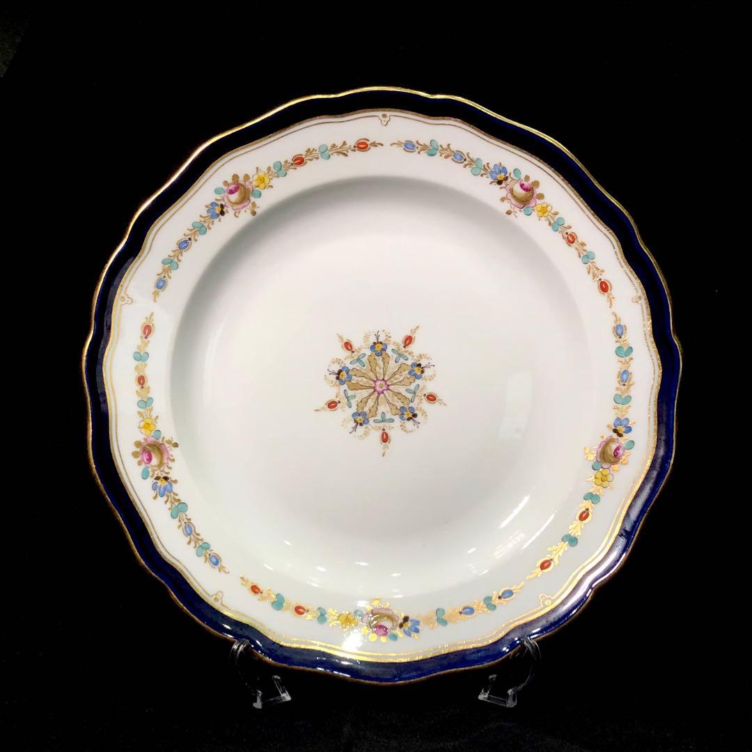 MEISSENマイセン/※極希少 上級装飾　フラワーガーランド 25cm 大皿