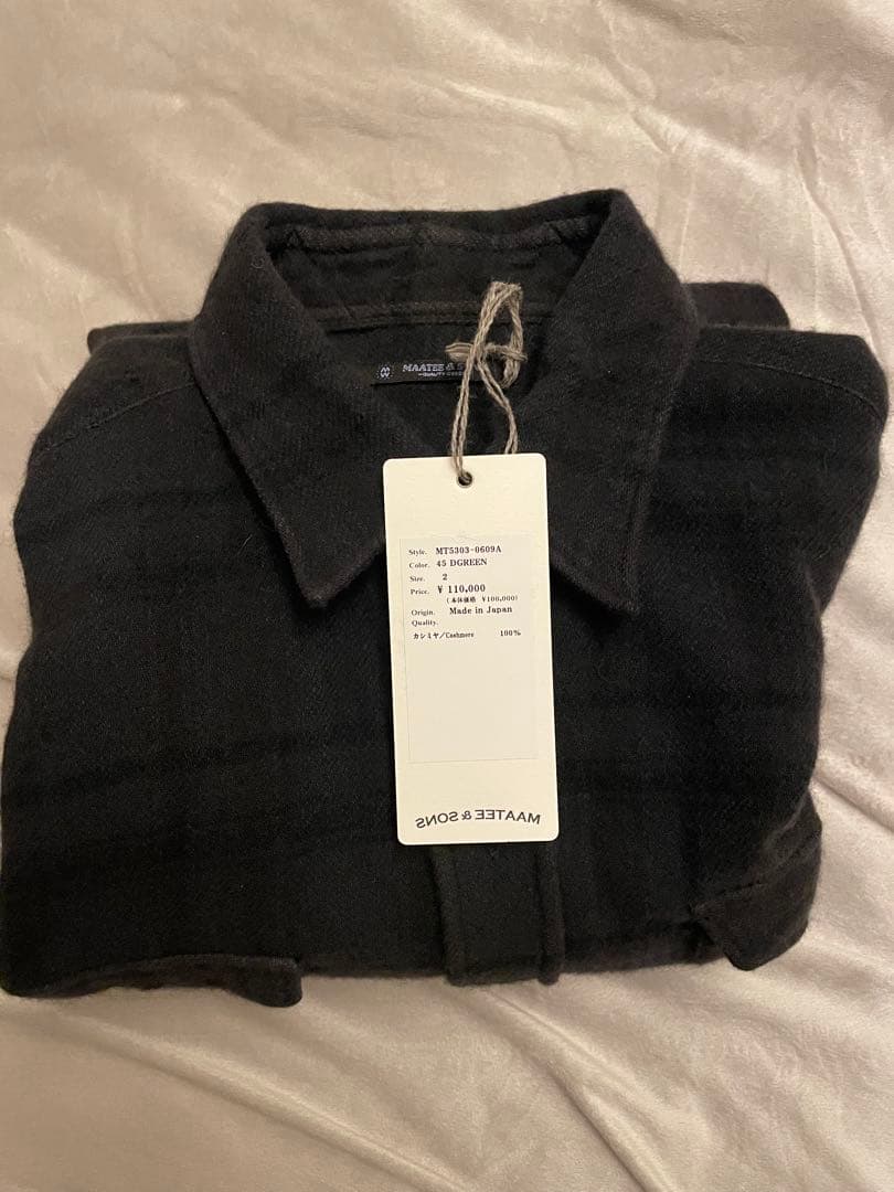 トップス MAATEE&SONS 25AW CASHEMERE NEL SHIRTS 2