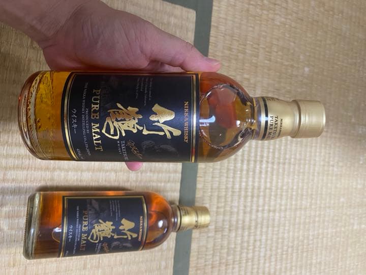 竹鶴ピュアモルト　ＮＶ　500ml　旧ラベル　　2本