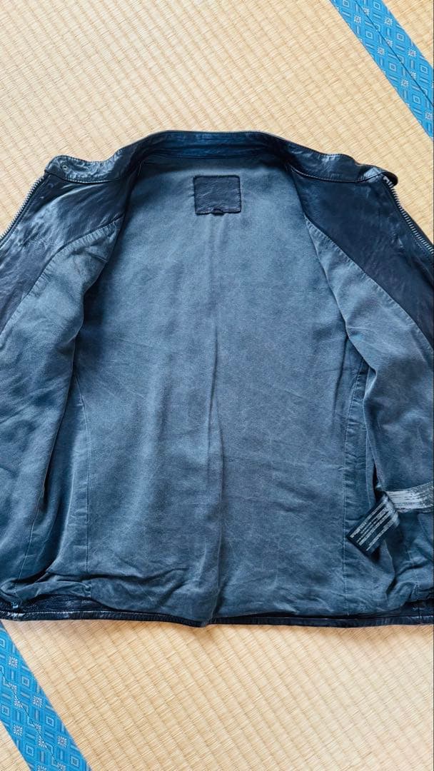 バックラッシュ BACKLASH 黒 シングルライダースジャケット