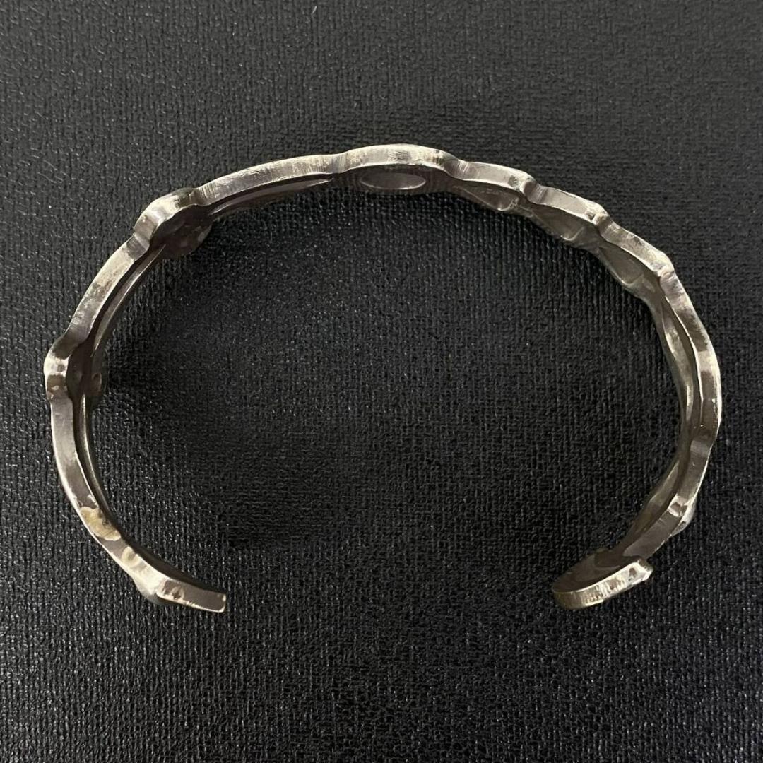 NAVAJO Alex Sanchez ネイティブ スタンプワーク バングル