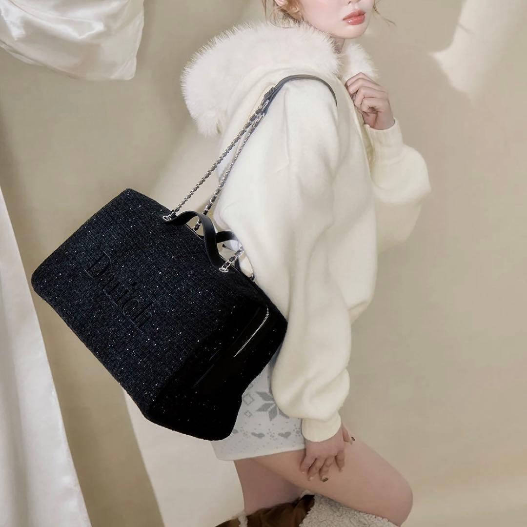 Darich ダーリッチ LUCKY BUG 2026 ツイードボストンバッグ