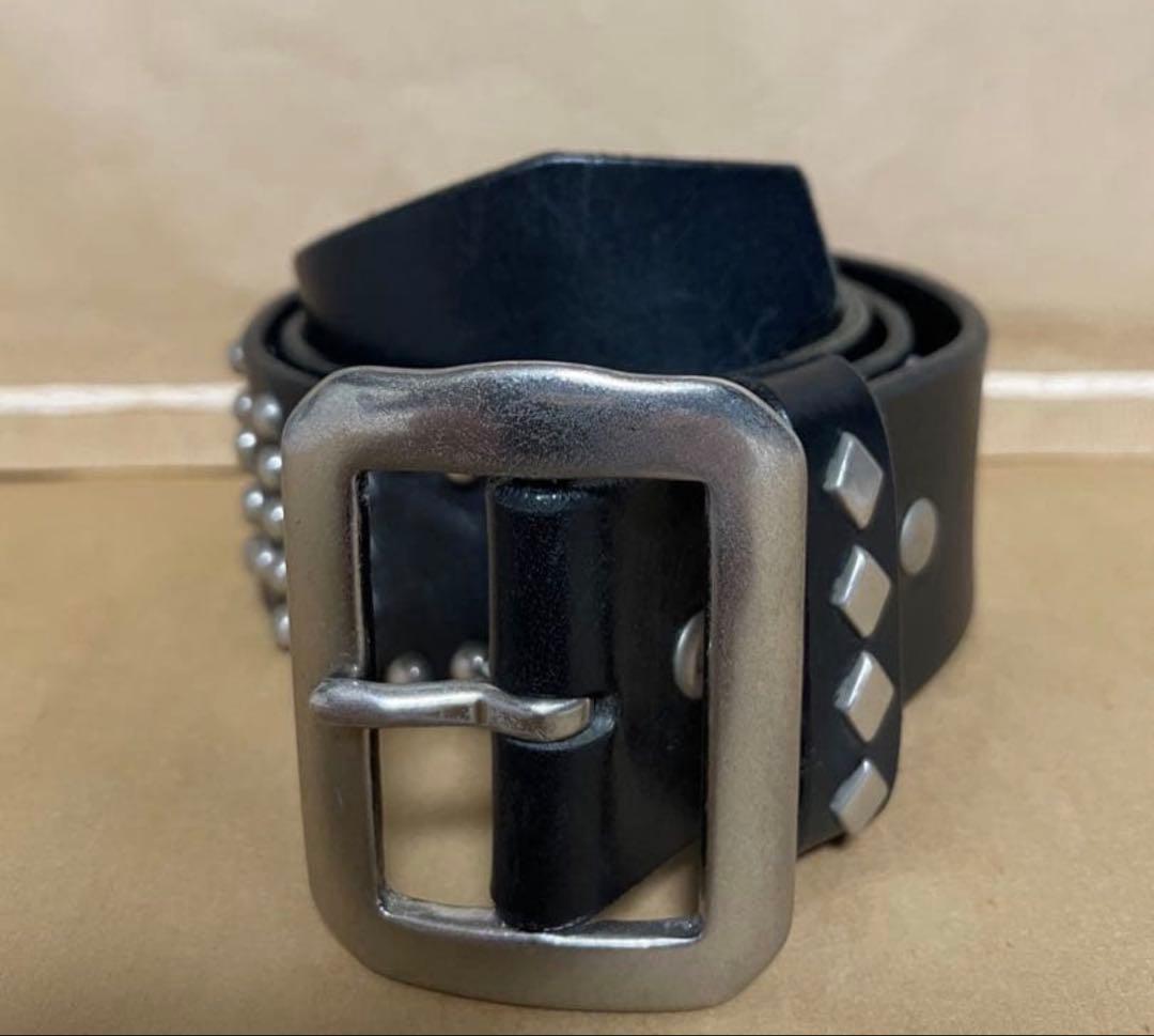 TENDERLOIN スタッズ付きブラックベルト