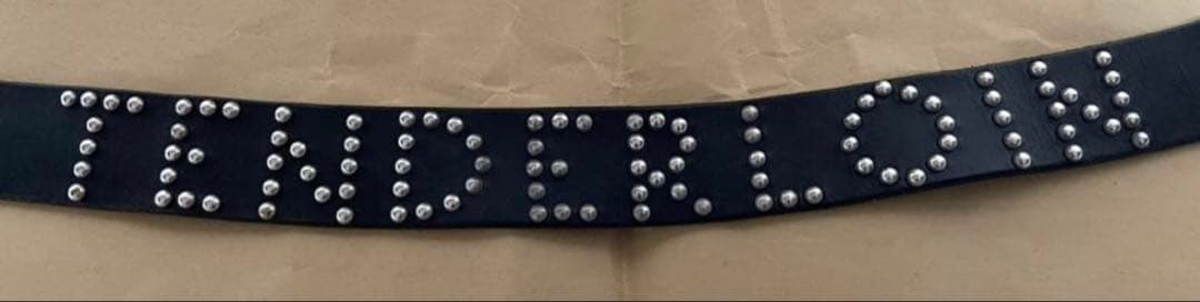 TENDERLOIN スタッズ付きブラックベルト