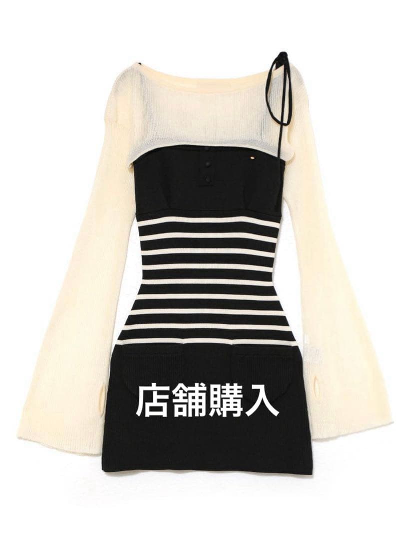 ワンピース andmary Candice set mini dress