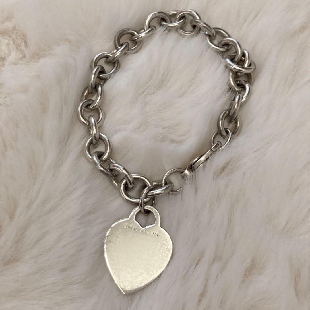 ティファニー　ブレスレット　ハートタグ　シルバー925