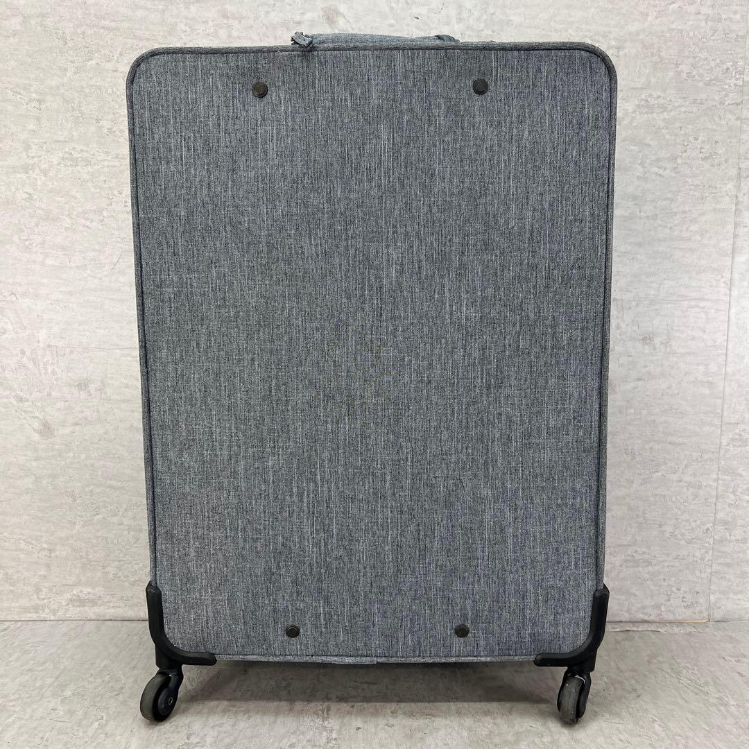 比較的美品　無印良品　特大　81L　半分の厚みで収納できるソフトキャリーケース