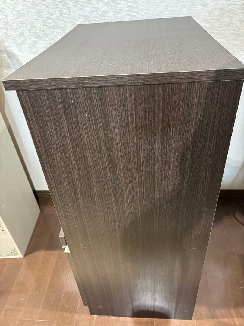 【幅60cm】レンジ台 食器棚 キッチンカウンター ニトリ ダークブラウン