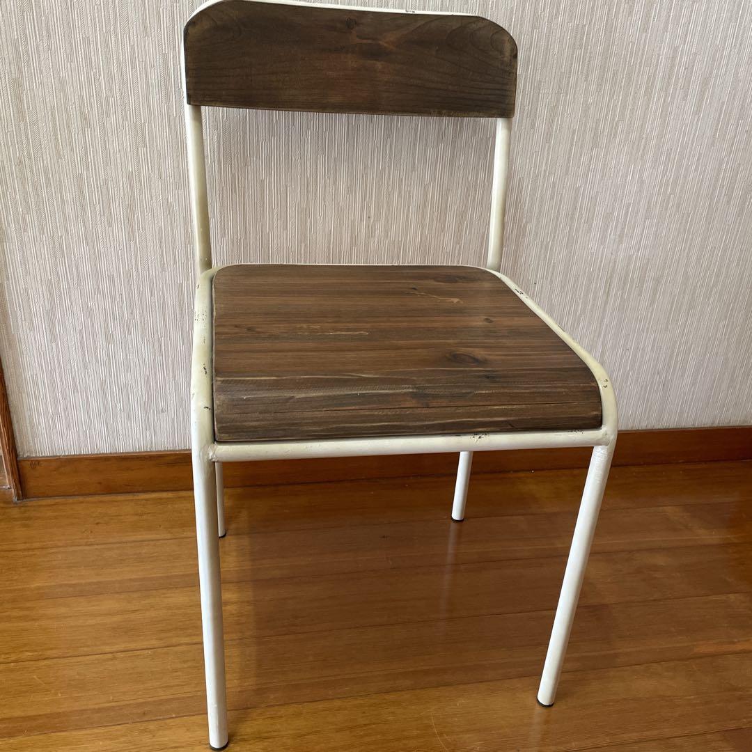 Salut サリュ　レトロ　スクールデスク　チェア　セット　学習机　椅子