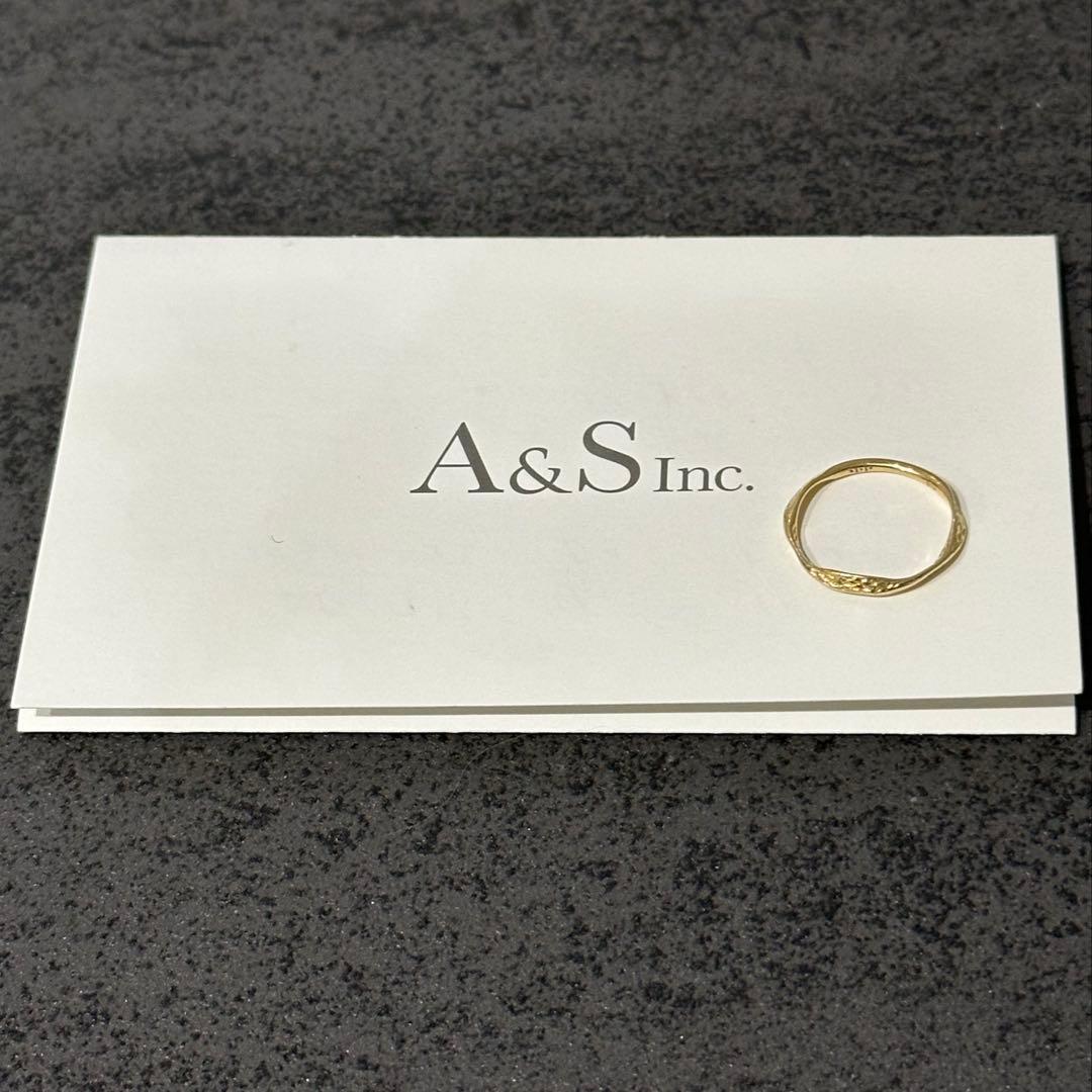 agete　アガット K18　ピンキーリング　10153111022