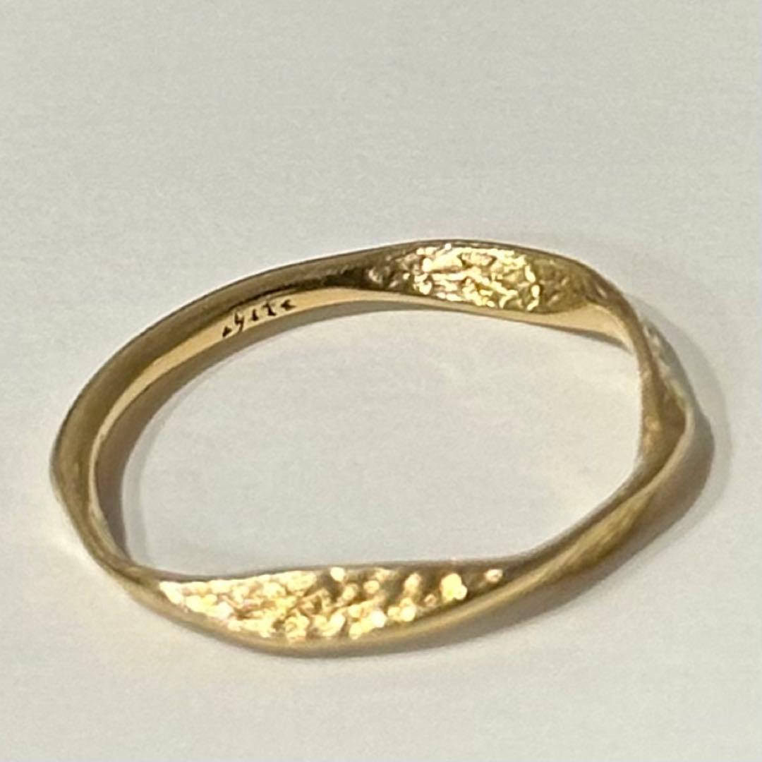 agete　アガット K18　ピンキーリング　10153111022