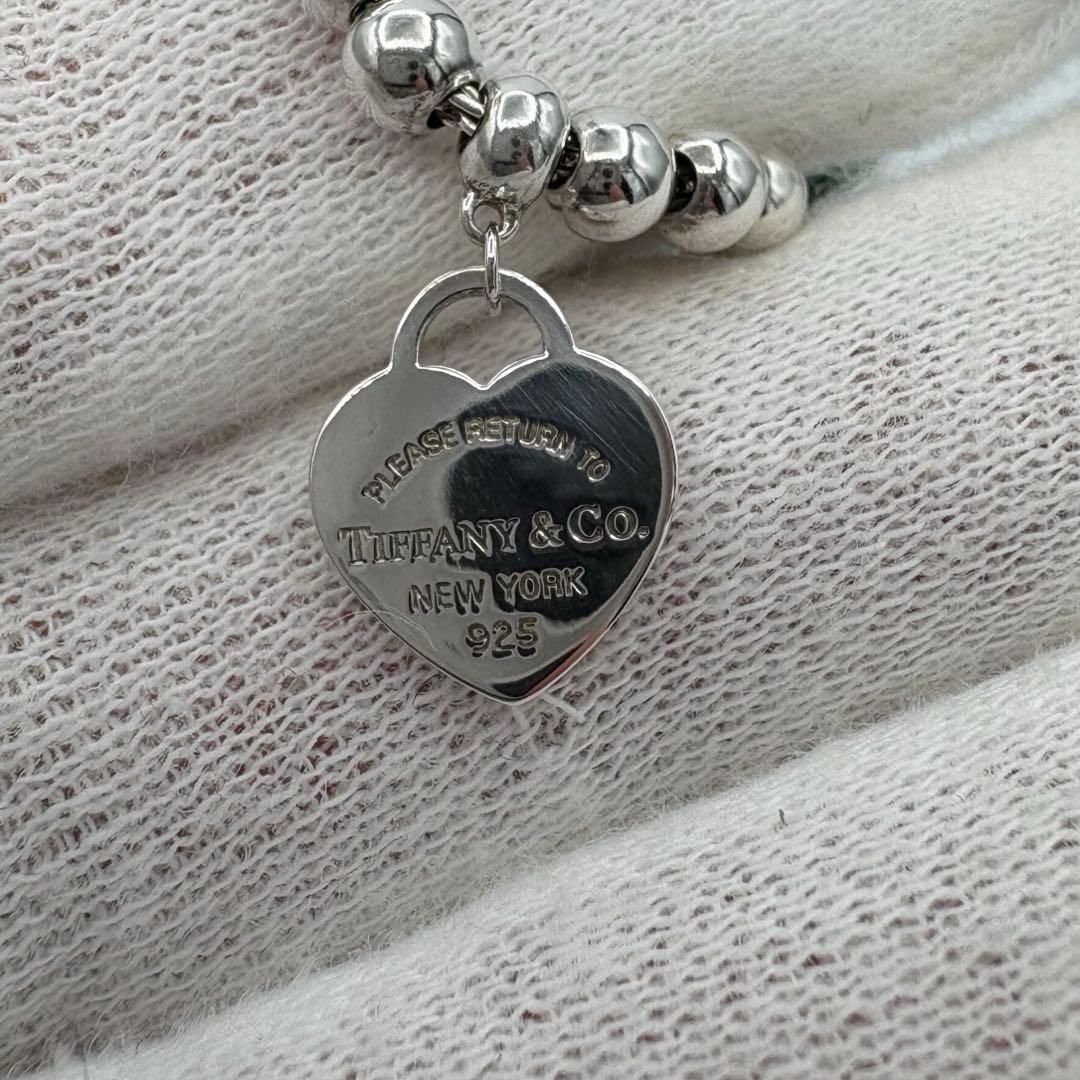 【新品仕上げ済】ティファニー　リターントゥハート　ブレスレット ボールチェーン