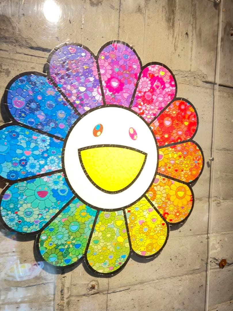 新色　村上隆　フラワー型　ジグソーパズル　カイカイキキ