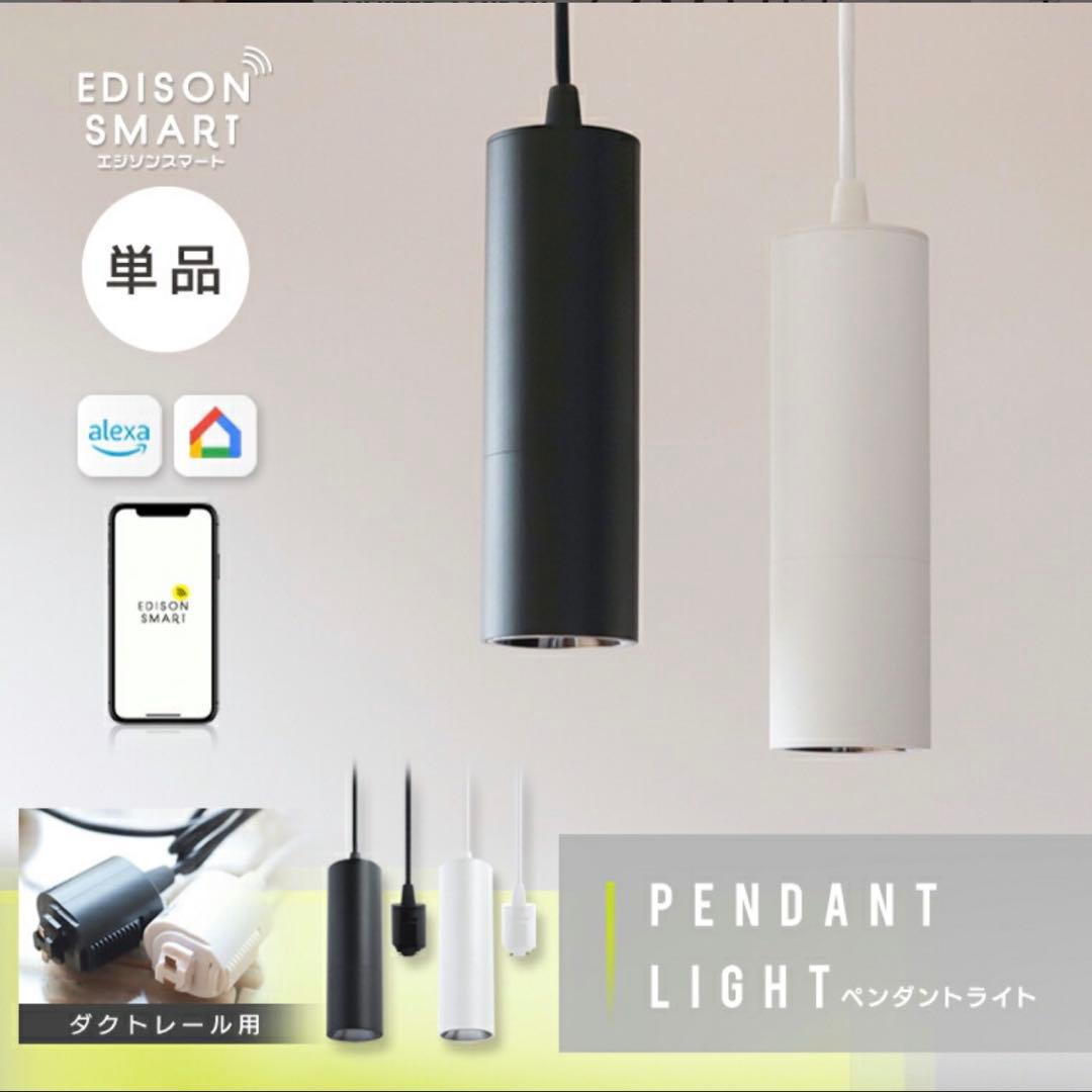 エジソンスマート　ホワイト　ペンダントライト　ダクトレール用　開封済み　未使用品