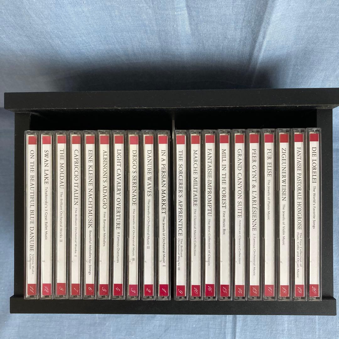 ホームコンサートコレクション　世界の名曲大全集 CD20枚 解説本・ケース付き