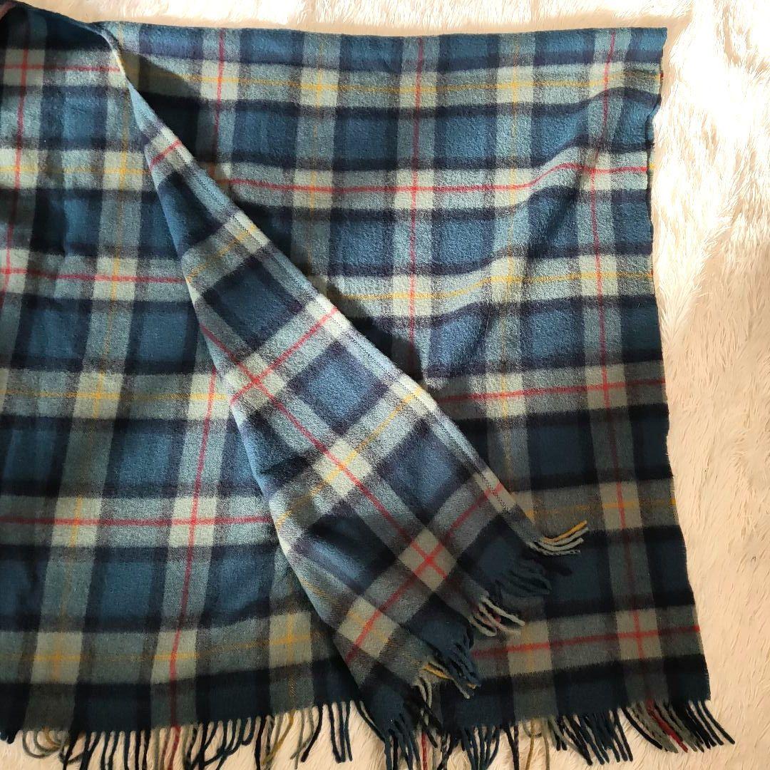 美品✨Johnstons of Elgin タータンチェック ビッグストール