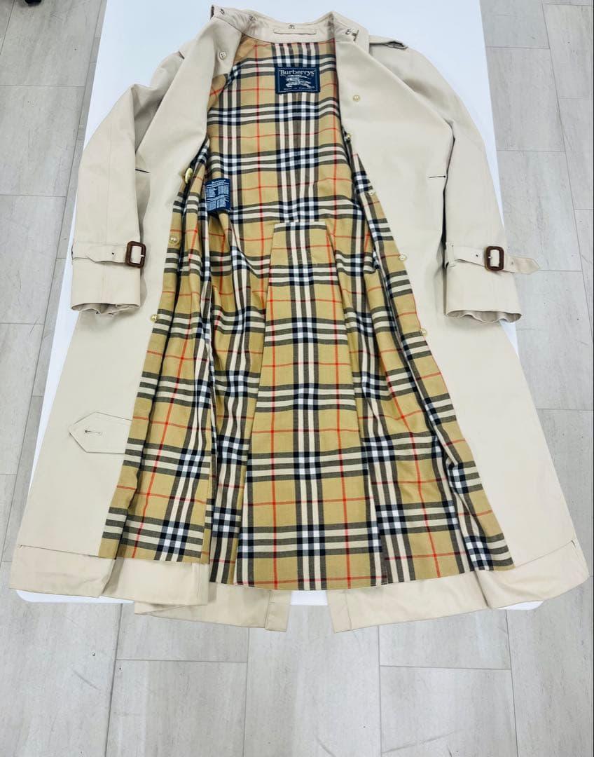 Burberry旧ロゴトレンチコート バーバリー ヴィンテージ