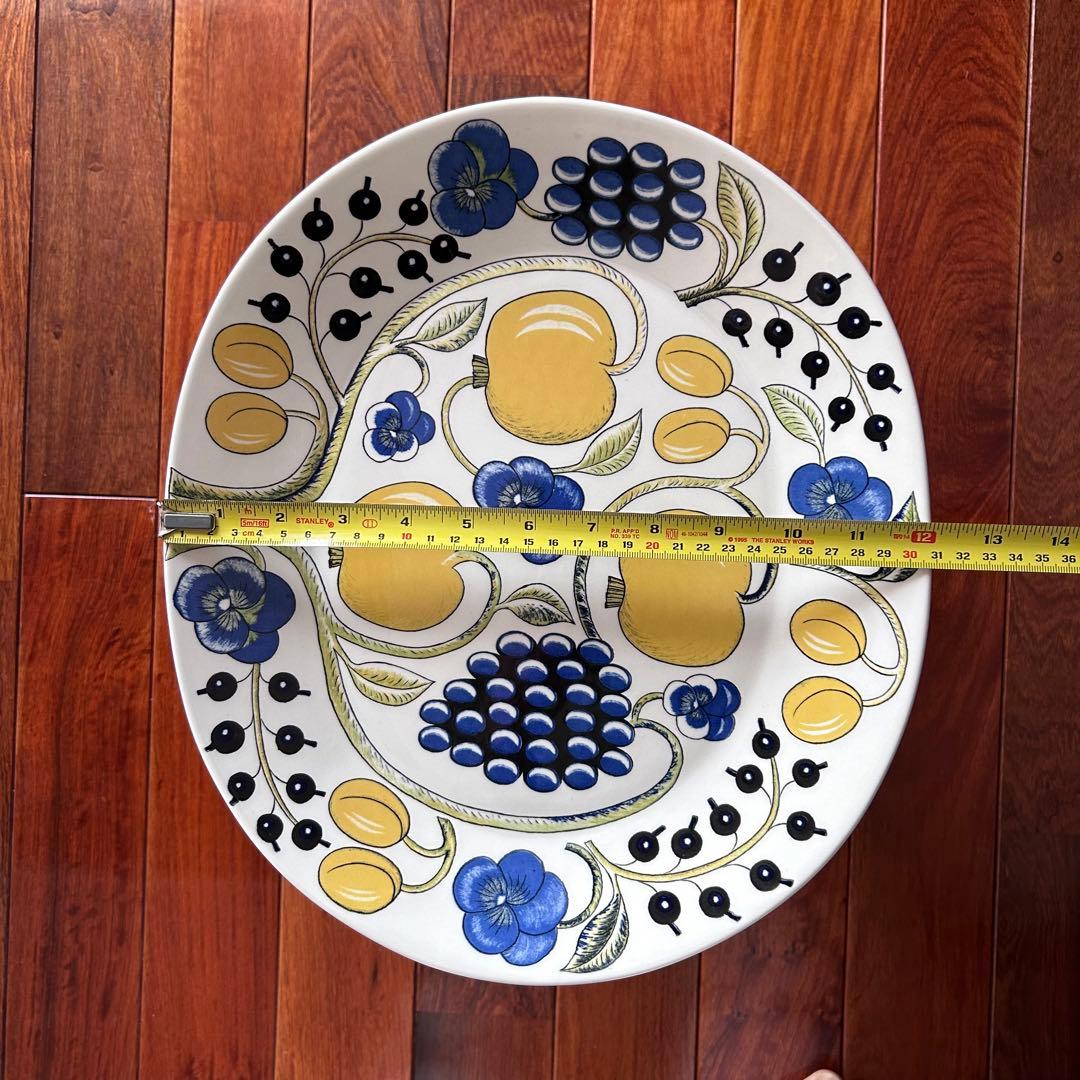 ARABIA パラティッシ 初期 ビオラ 大皿 35cm オーバルプレート