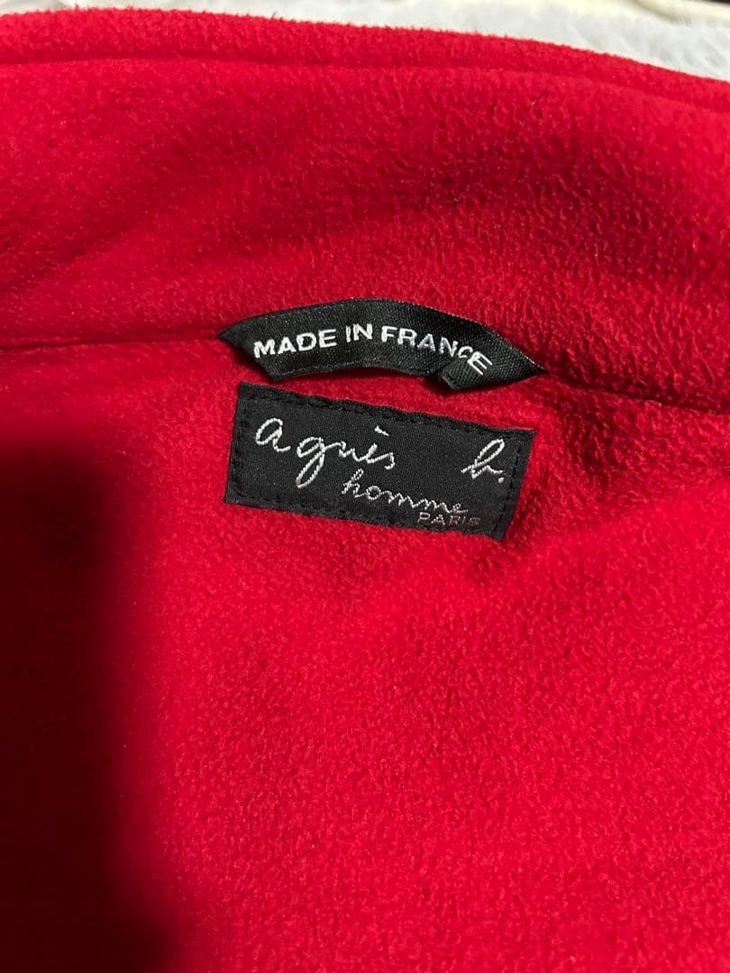 アニエスベーオム　フランス製　フリースブルゾン