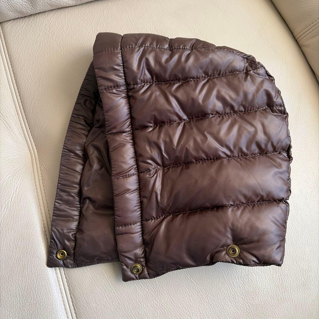 本日のみ　ヘルノ　HERNO ダウン　ブラウン　超軽量　ベルトファーフード　３８