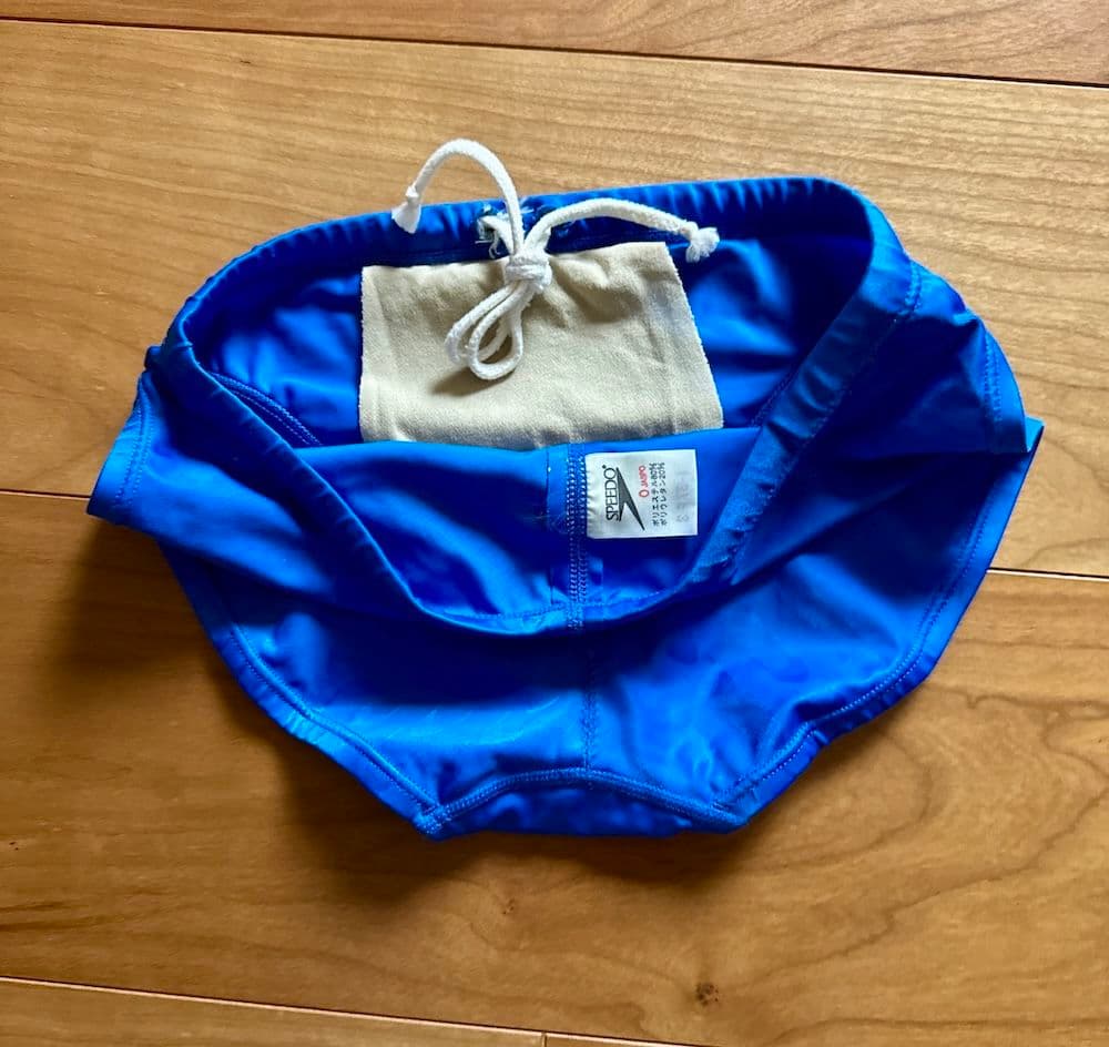 【美品】SPEEDO アクアブレードⅡ　ダイナカット　ブルー　ウロコ　競パン