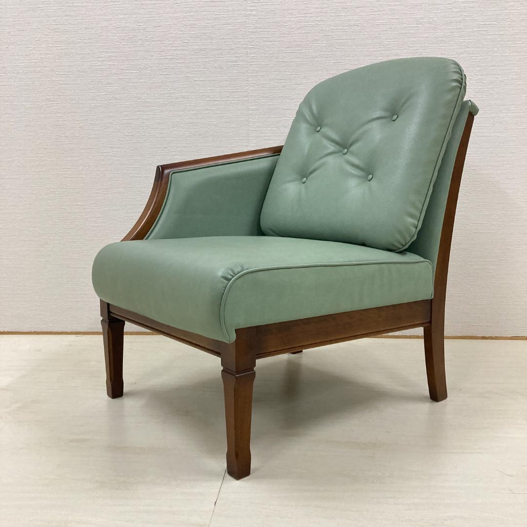 【マルニ】展示品　地中海　ワンアームチェア　片アーム　椅子　ソファ