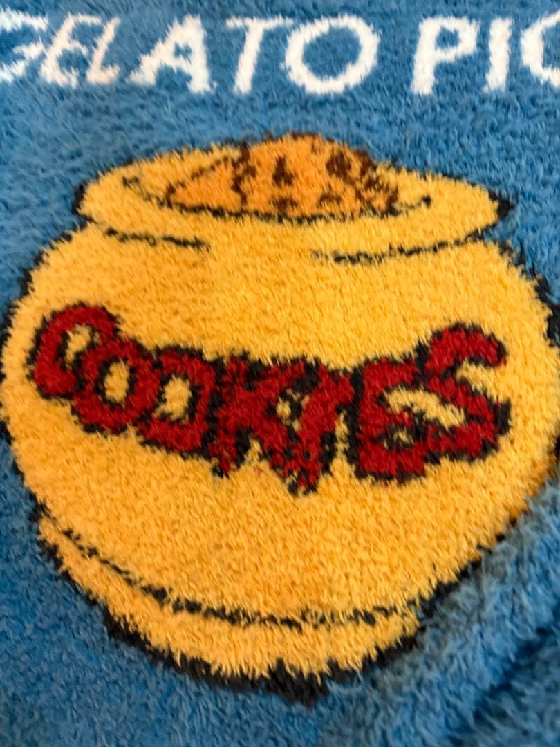 未使用ジェラートピケクッキーモンスターワンピース青ブルーPWNO235008